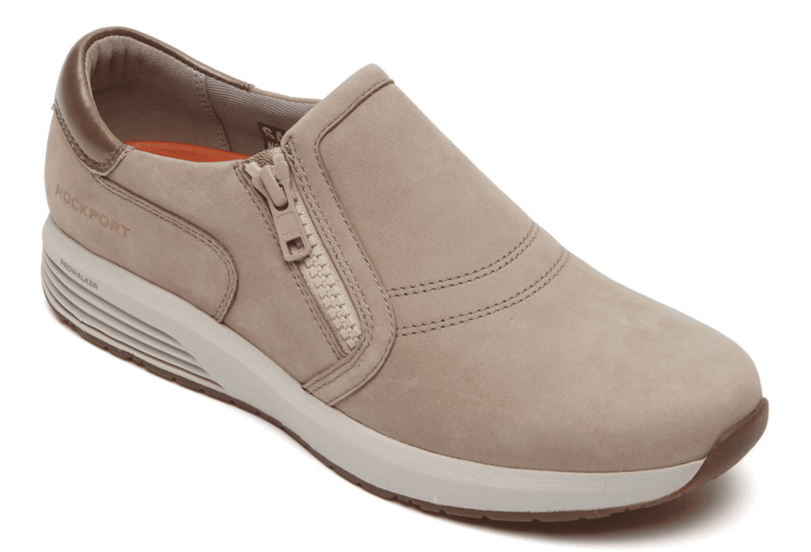 Rockport Trustride Womens Slip On Shoes Nubuck Taupe Size 9.5 M - Image 1