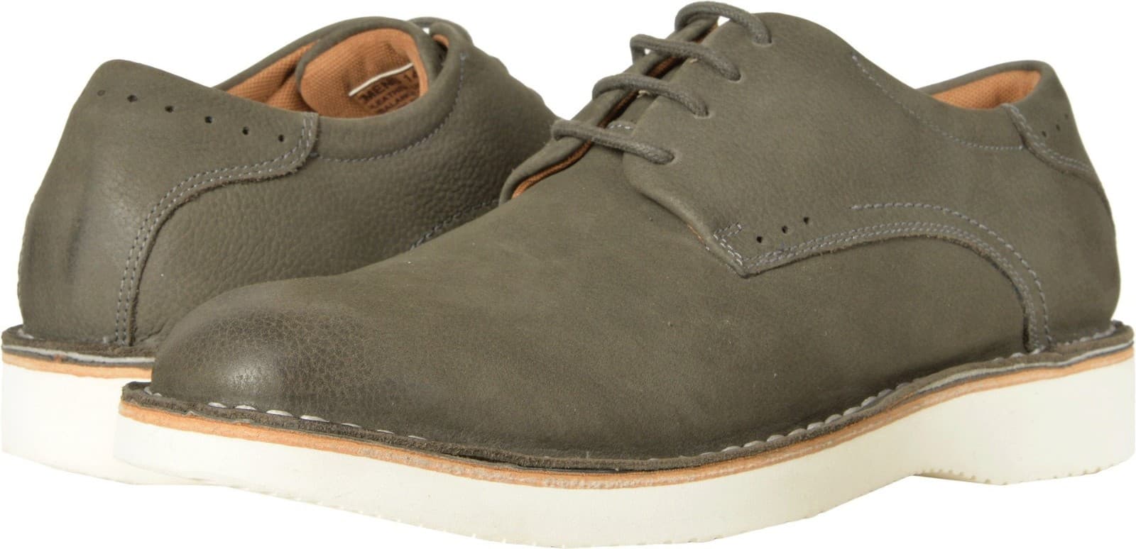 Florsheim Navigator Plain Toe Oxfords Men's Shoes Gray Nubuck 11 M US - Image 1