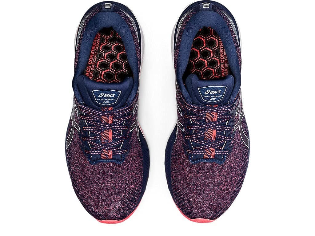 ASICS Women's GT-2000 10 Running Shoes, Blazing Coral/Thunder Blue Size 9 M - Thumbnail 6