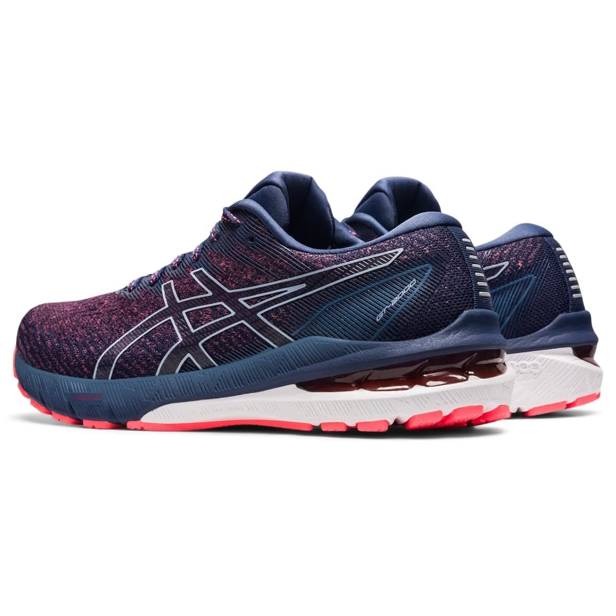ASICS Women's GT-2000 10 Running Shoes, Blazing Coral/Thunder Blue Size 9 M - Thumbnail 5