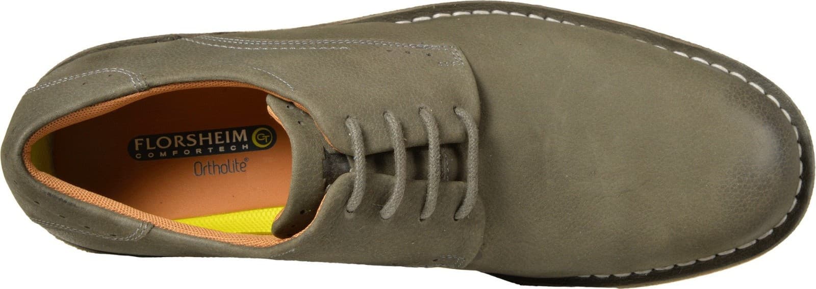 Florsheim Navigator Plain Toe Oxfords Men's Shoes Gray Nubuck 11 M US - Thumbnail 4