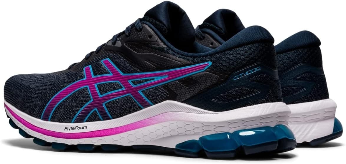ASICS GT-1000 9 Women's Running Shoes Size 9 WIDE French Blue/Digital Grape - Thumbnail 3