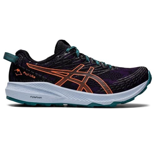 ASICS Women's Fuji Lite 3 Athletic Running Shoes Night Shade/Nova Orange 7 M - Thumbnail 2
