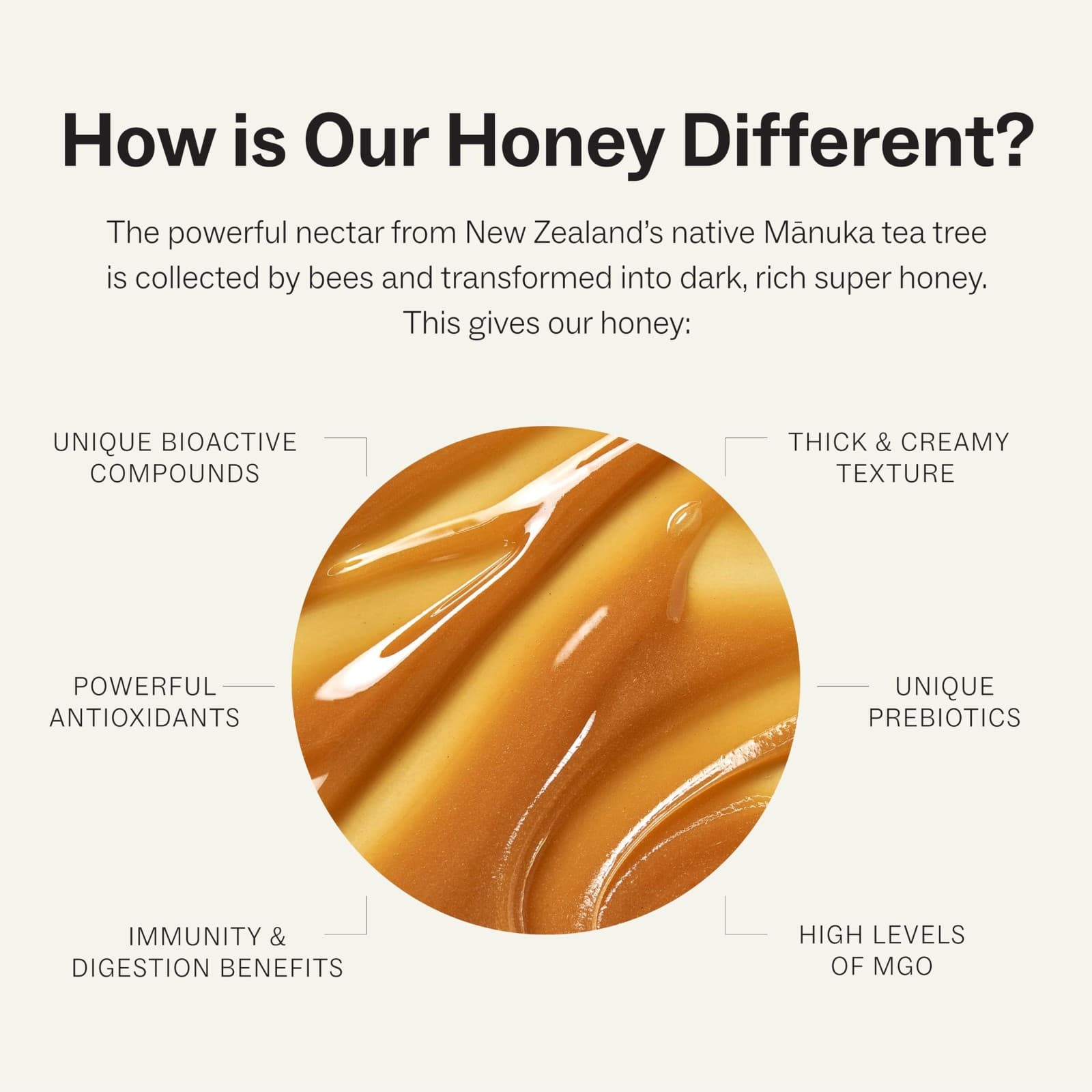 2 Pack Raw Manuka Honey MGO 50+, New Zealand Honey, Non-Gmo, 3Rd-Party Tested, - Thumbnail 5