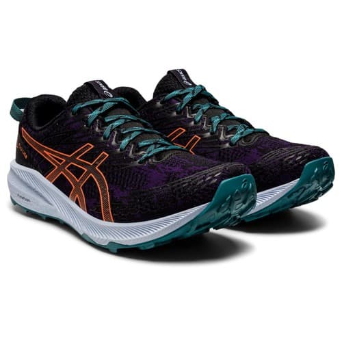 ASICS Women's Fuji Lite 3 Athletic Running Shoes Night Shade/Nova Orange 7 M - Image 1