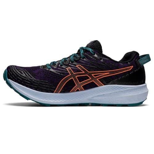 ASICS Women's Fuji Lite 3 Athletic Running Shoes Night Shade/Nova Orange 7 M - Thumbnail 3