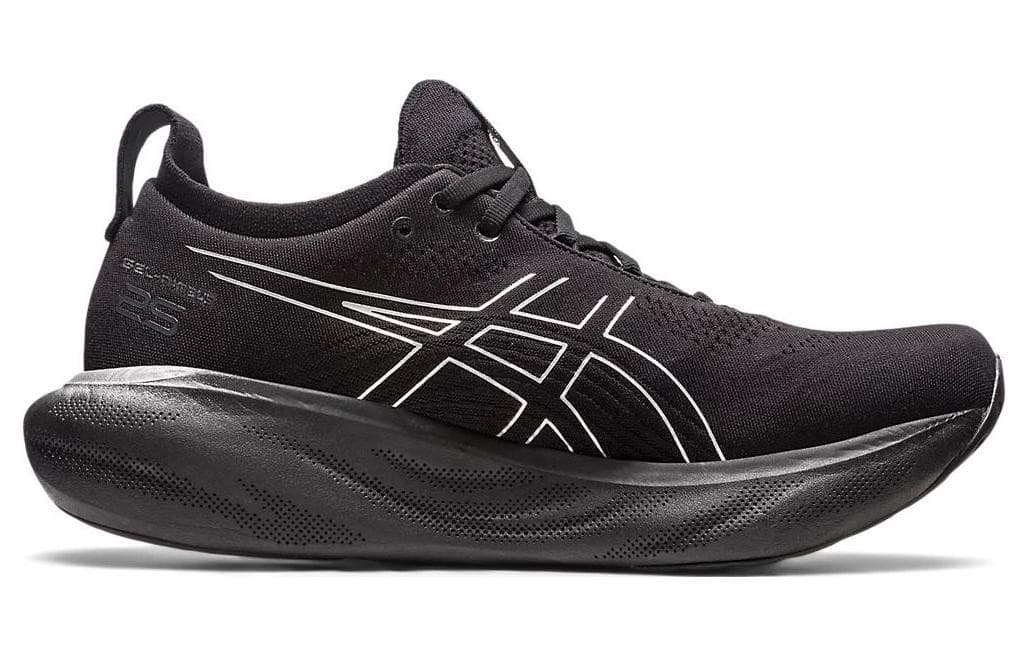 Asics GEL-Nimbus 25 platinum Women's 9.5M Running shoes lowtop Black pure silver - Thumbnail 2