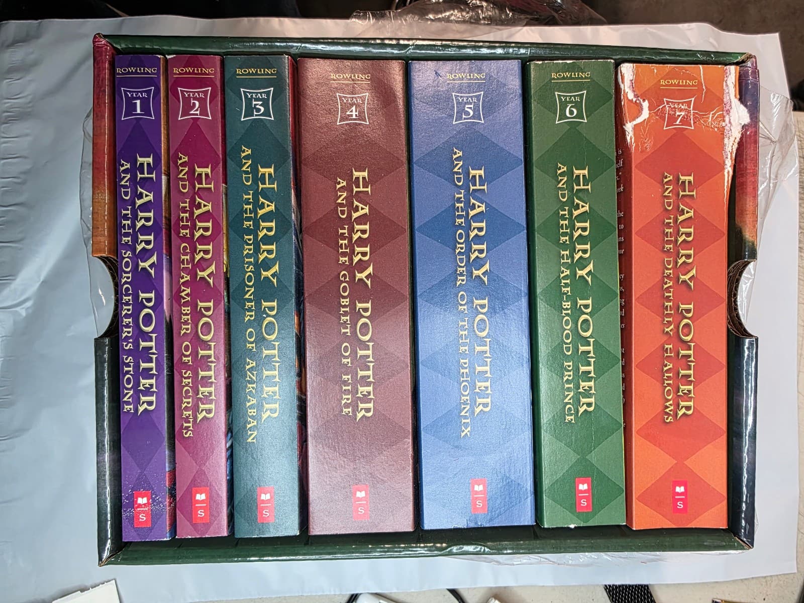 Harry Potter Complete Full 7 Books Childrens Box Set Collection by J K Rowling - Thumbnail 2