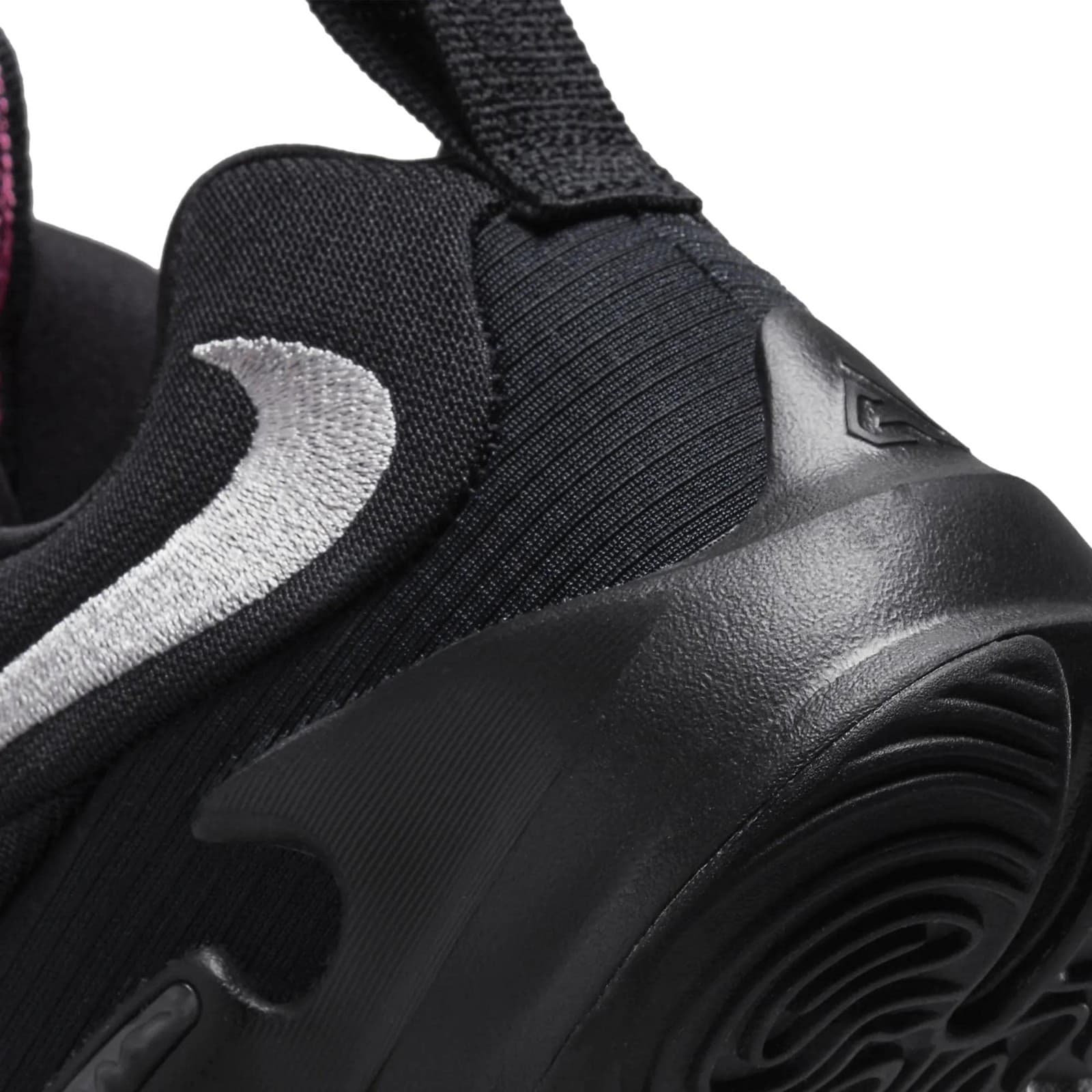 Nike Zoom Freak 3 Grade-School Black Mettalic Silver Basketball Size 6Y - Thumbnail 6
