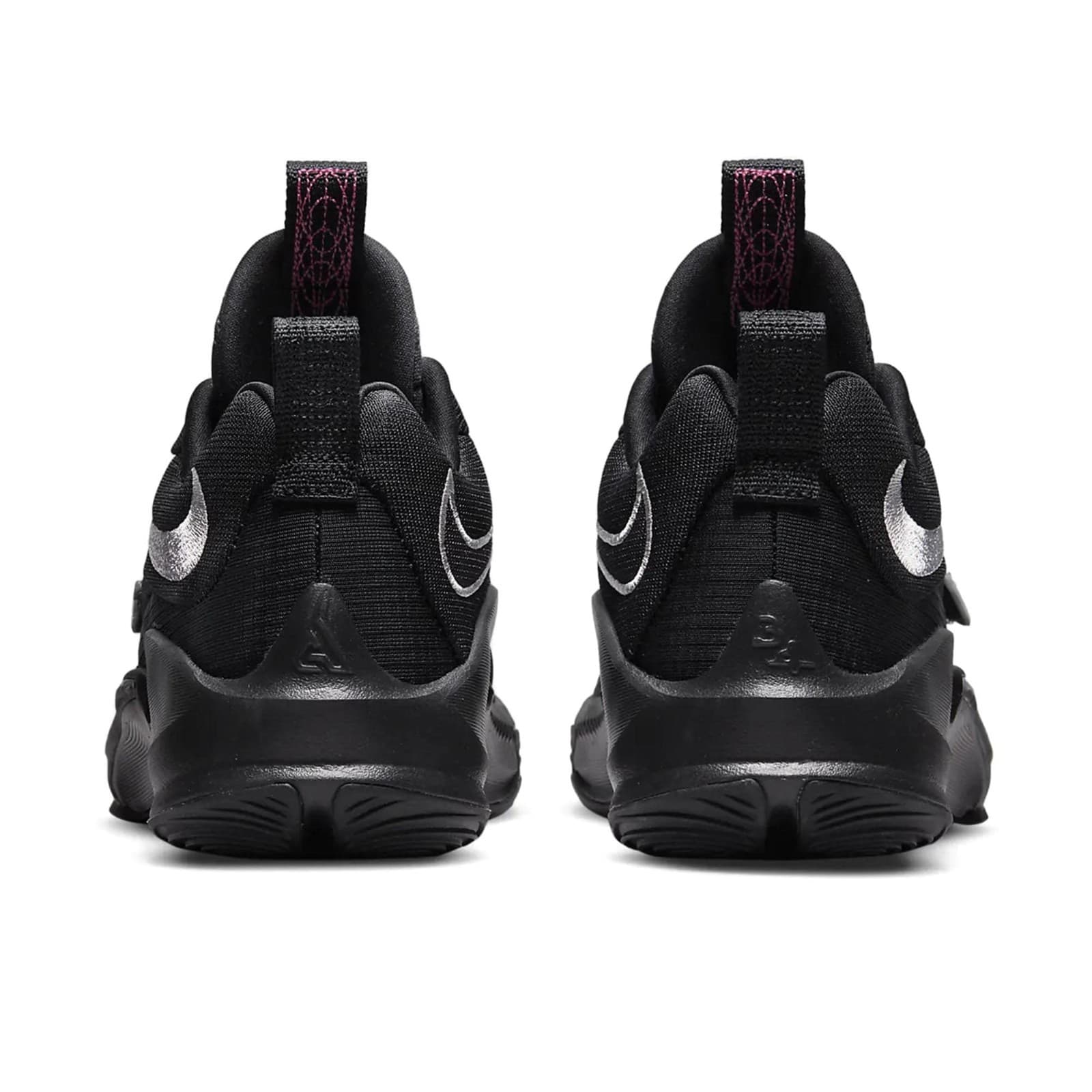 Nike Zoom Freak 3 Grade-School Black Mettalic Silver Basketball Size 6Y - Thumbnail 8