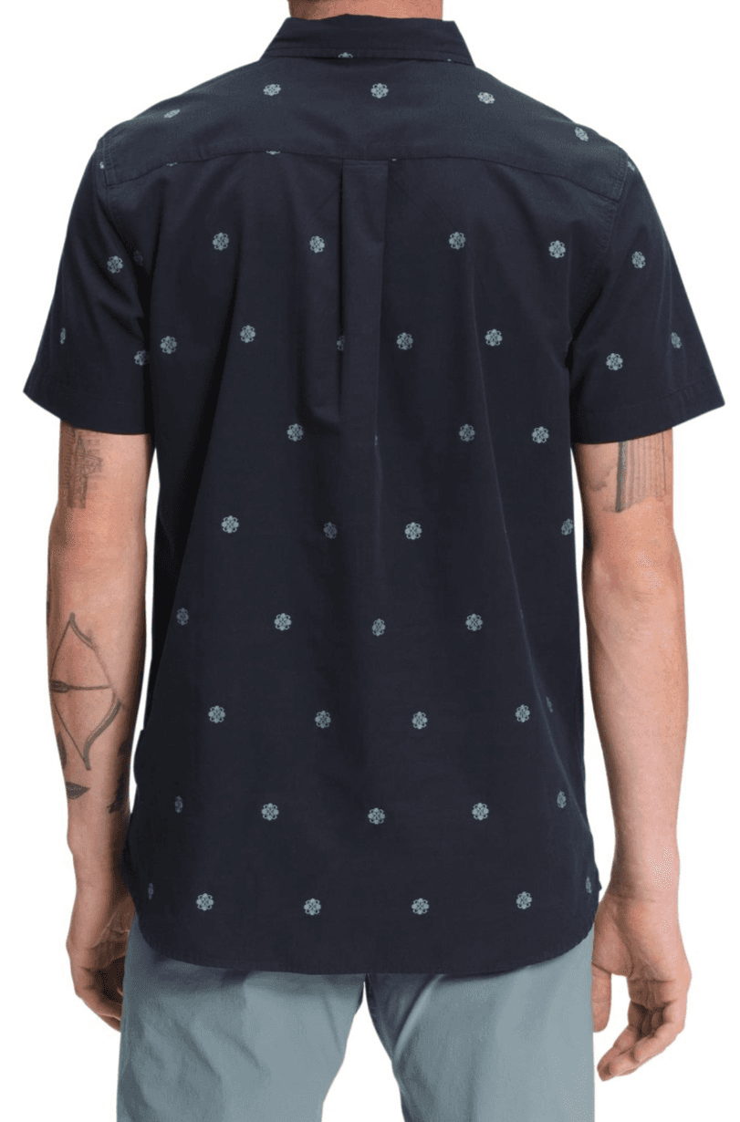 THE NORTH FACE Men's Baytrail Floral Jacquard Button-Down Short-Sleeve Shirt XXL - Thumbnail 3