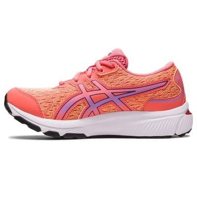 ASICS Kid's Gel-Cumulus 24 Grade School Running Shoes, Papaya/Dusty Purple 6 B - Thumbnail 3