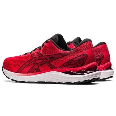 ASICS Men's Gel Cumulus 23 Running Shoes, Electric RED/Black 9 M - Thumbnail 4
