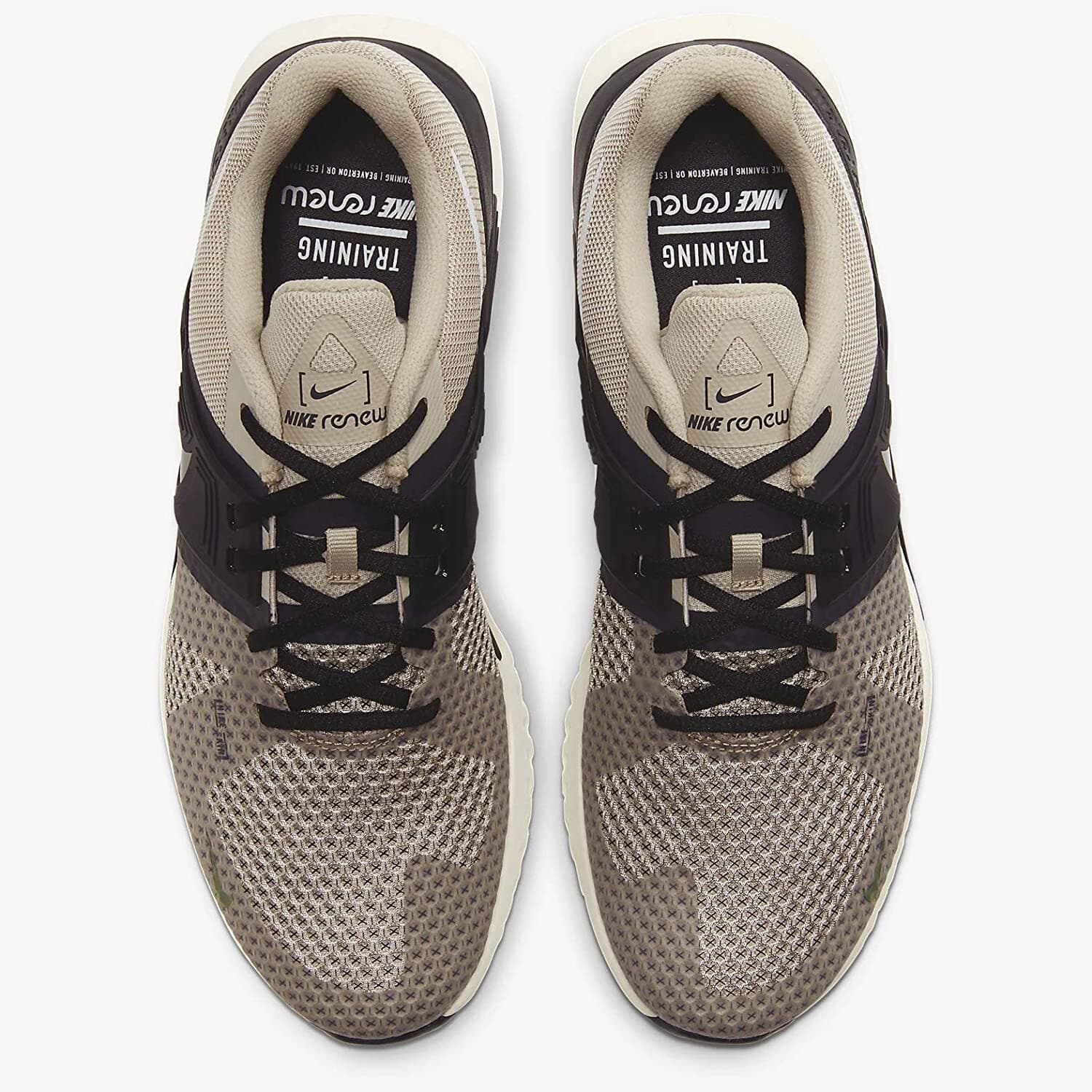 Men's Nike Renew Fusion Running Shoes String/White-Dark Smoke Grey Size 8.5 - Thumbnail 4