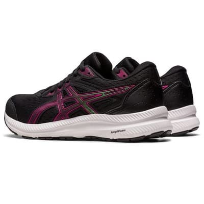 ASICS Women's Gel-Contend 8 Running Shoes, Black/Pink Rave Size 9.5 - Thumbnail 4