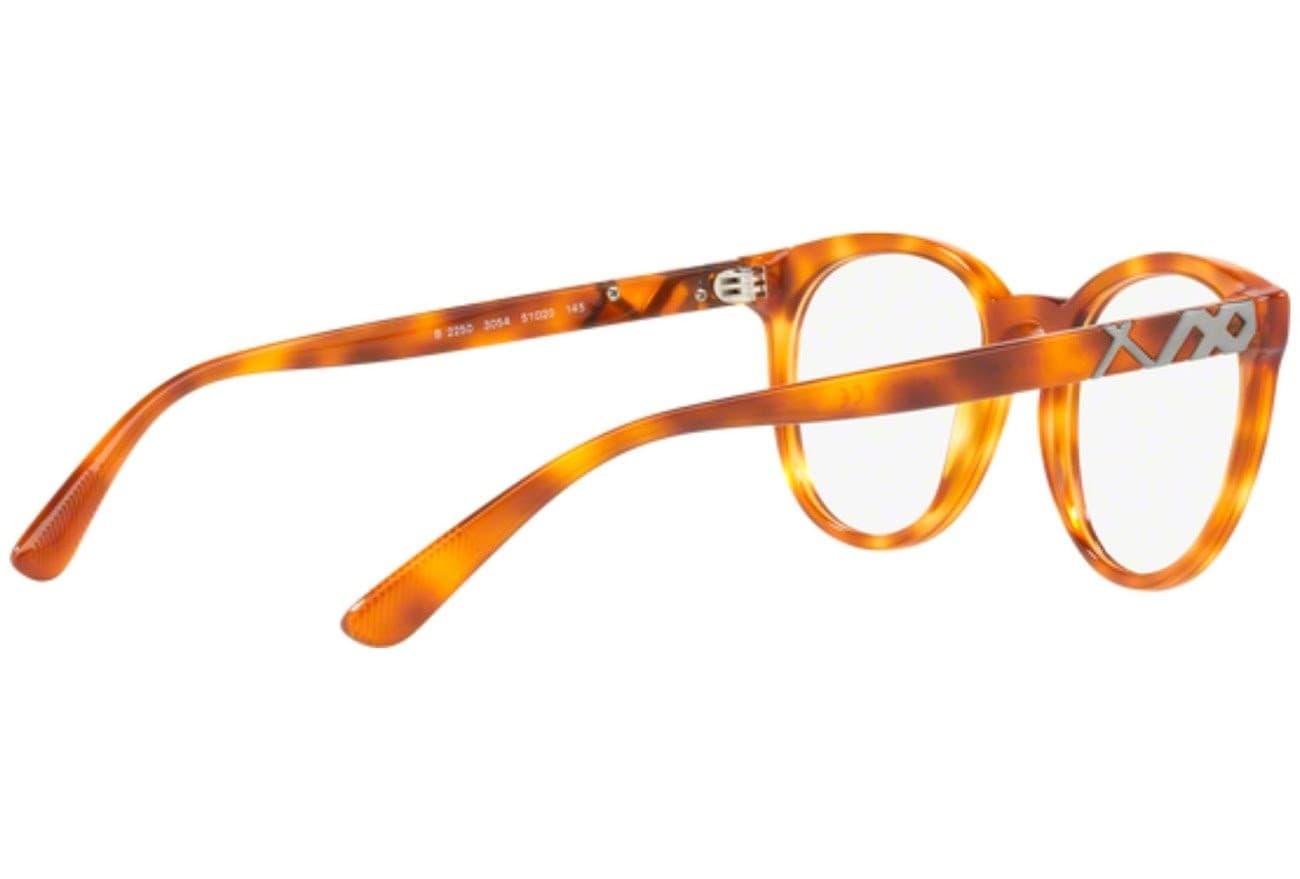 Burberry BE2250 Eyeglass Frames 3054-51 Light Havana 51-20-145 - Thumbnail 6