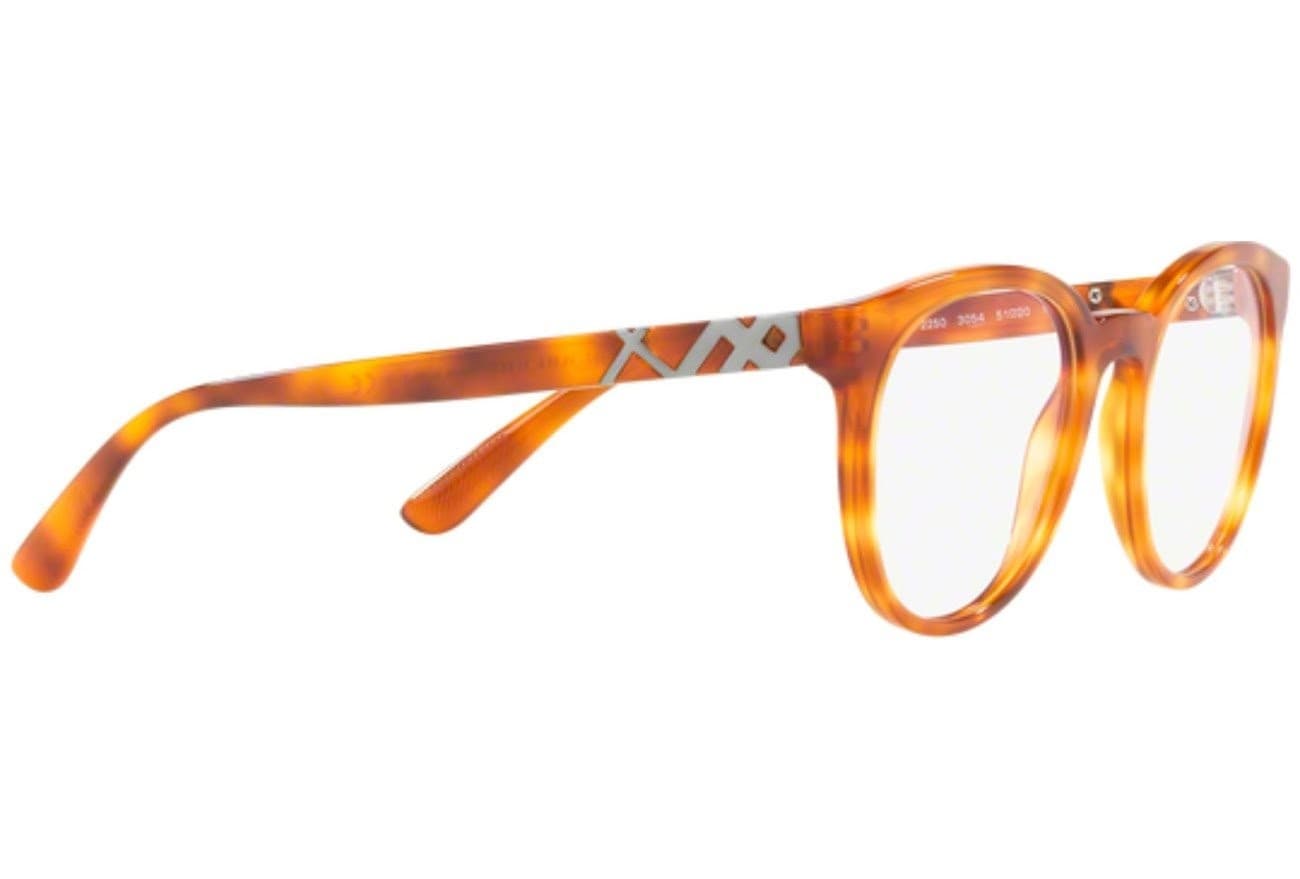 Burberry BE2250 Eyeglass Frames 3054-51 Light Havana 51-20-145 - Thumbnail 8