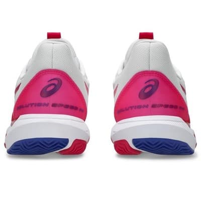 ASICS Women Solution Speed FF 3 Clay Shoes PU Upper White/Bright Rose 8.5 B - Thumbnail 7