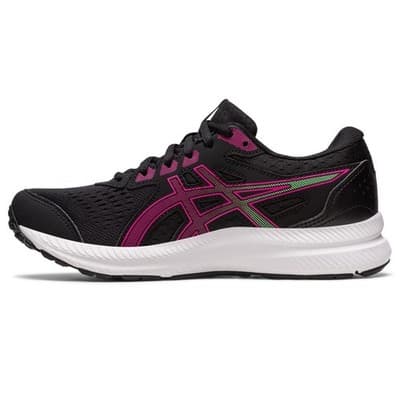 ASICS Women's Gel-Contend 8 Running Shoes, Black/Pink Rave Size 9.5 - Thumbnail 3
