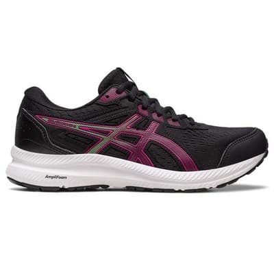 ASICS Women's Gel-Contend 8 Running Shoes, Black/Pink Rave Size 9.5 - Thumbnail 2