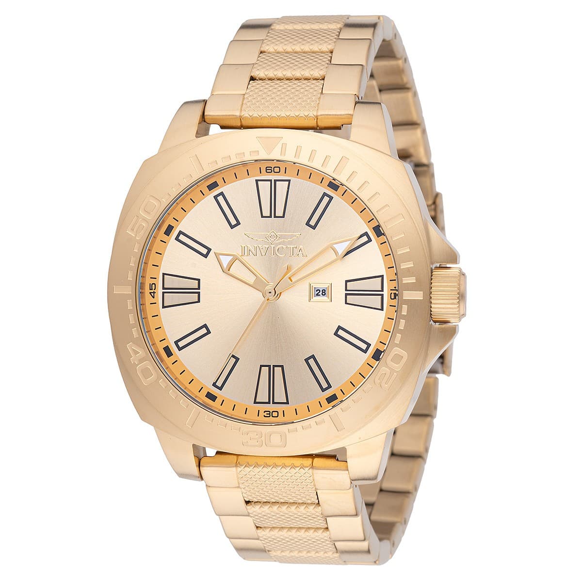 Invicta Speedway Quartz Gold Dial Men's Watch 46 mm - Image 1