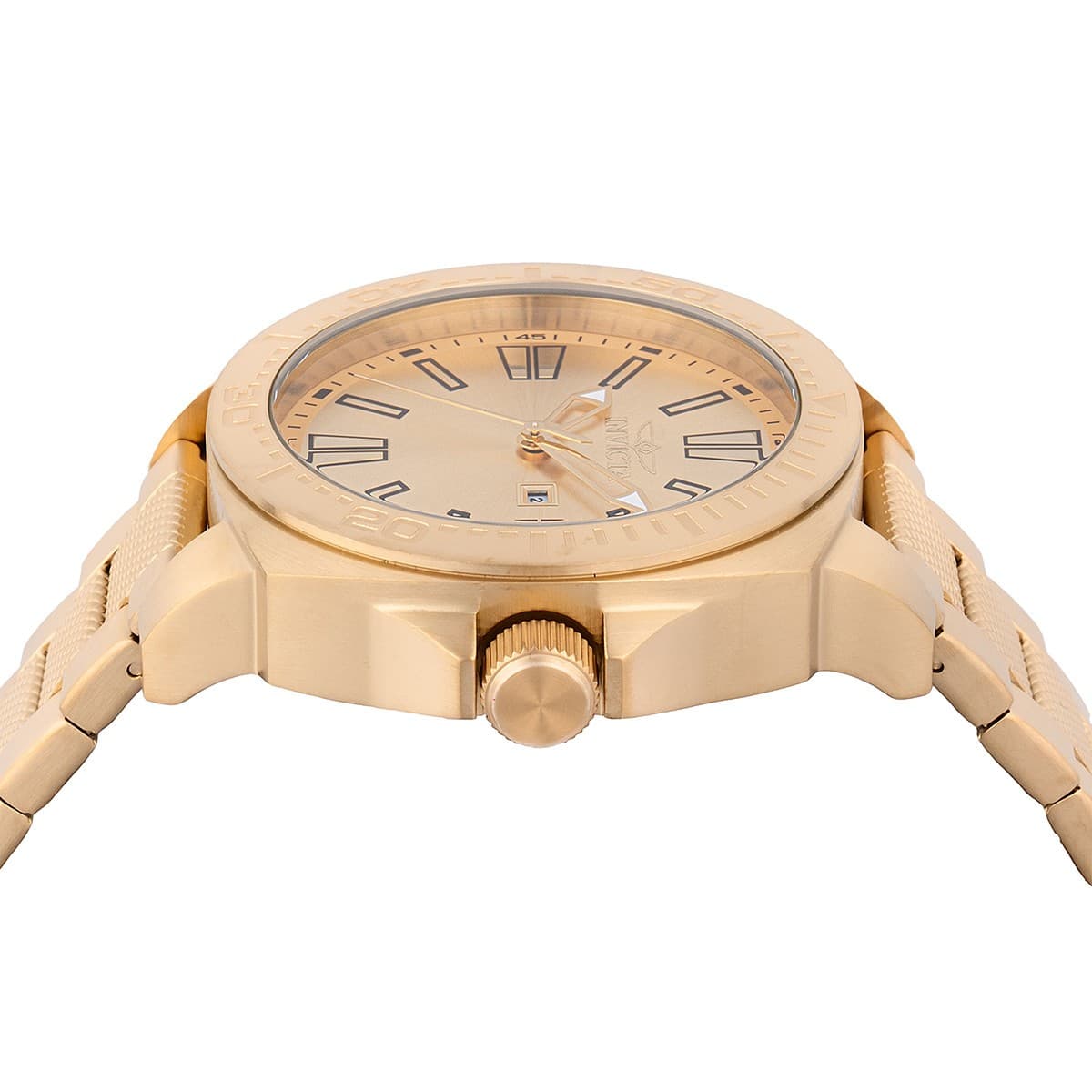 Invicta Speedway Quartz Gold Dial Men's Watch 46 mm - Thumbnail 2
