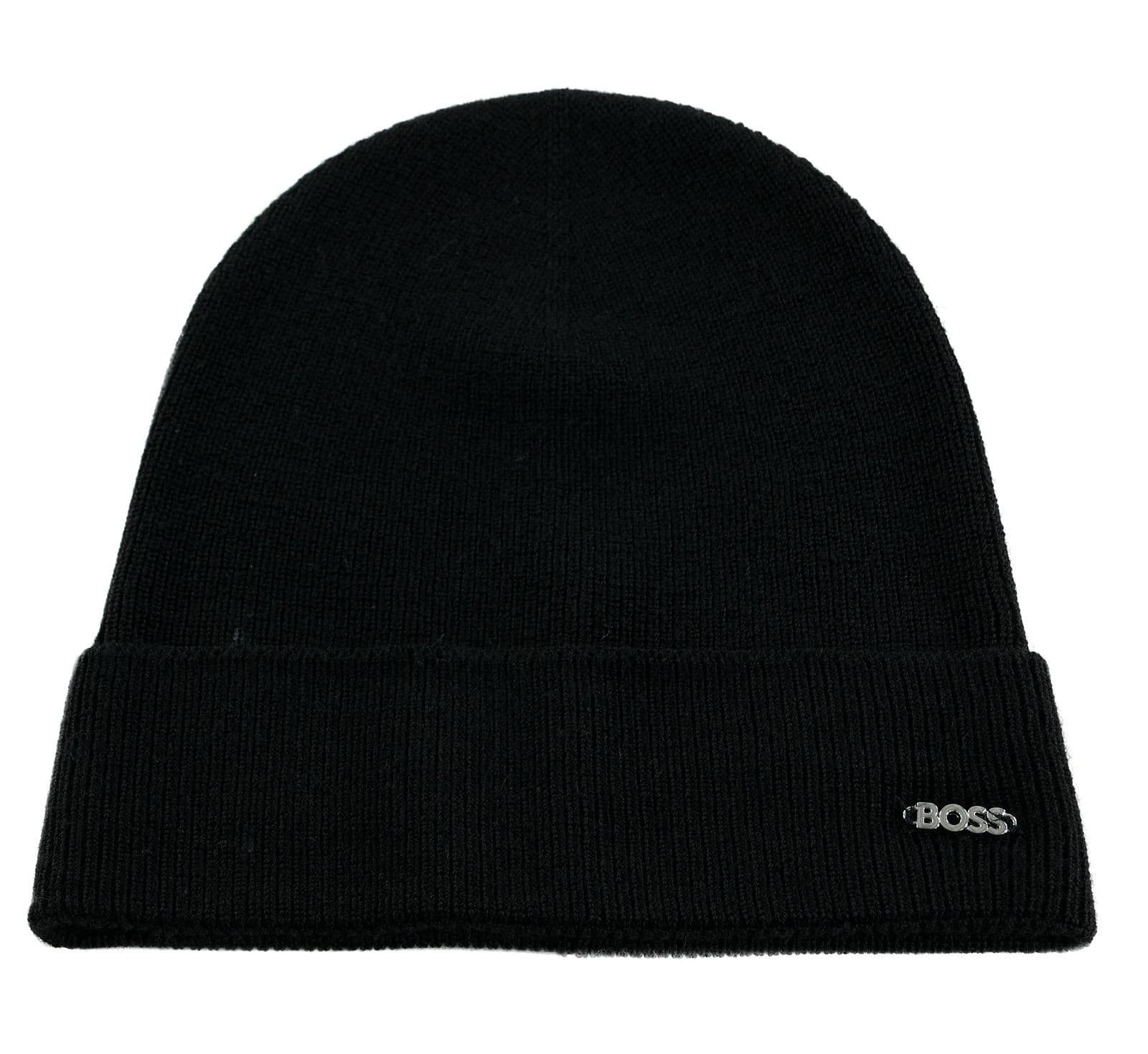 BOSS, Liviliana Set Wool Blend Hat and Scarf , pitch black, One Size - Thumbnail 2