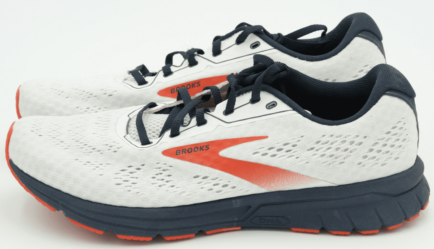 Brooks Anthem 4 Men's Running Shoes White/Navy/Red Clay 10 D (M) - Thumbnail 3