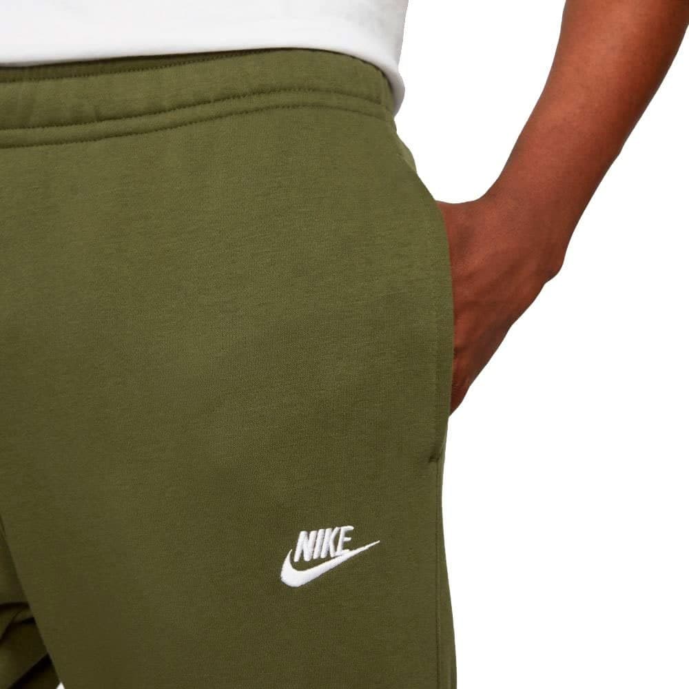 Nike Sportswear Club Fleece Sweatpants Men’s Green Joggers Pants BV2671 Small - Thumbnail 5