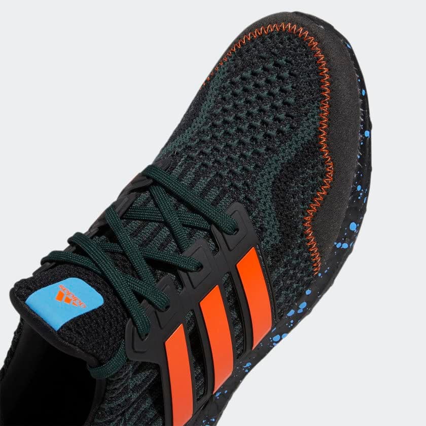 ADIDAS ULTRABOOST 5.0 DNA MEN'S Running shoes Black Green Orange size 9 New - Thumbnail 5
