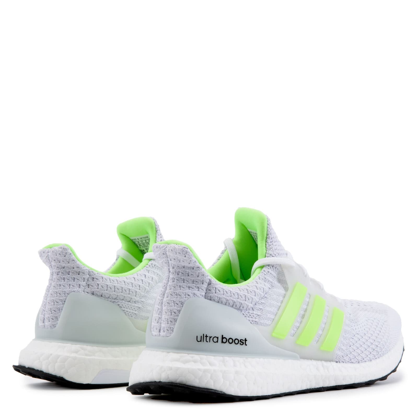 Adidas UltraBoost 5.0 DNA Men's Running Shoes White/green/Gray Size 8 US - Thumbnail 4