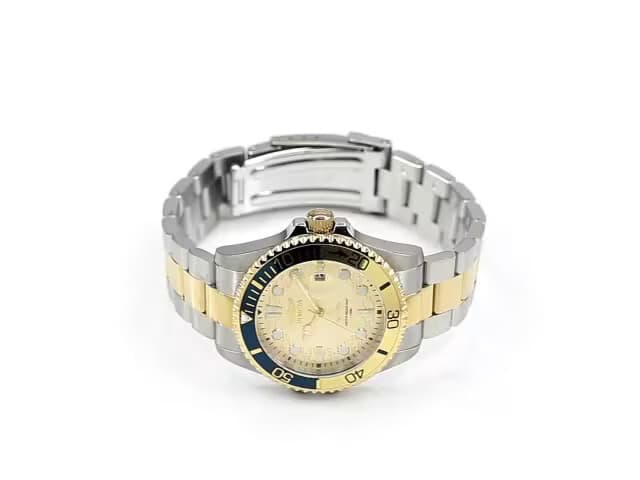 Invicta Men's Watch Pro Diver Quartz Gold Tone Dial Two Tone Bracelet - Thumbnail 2