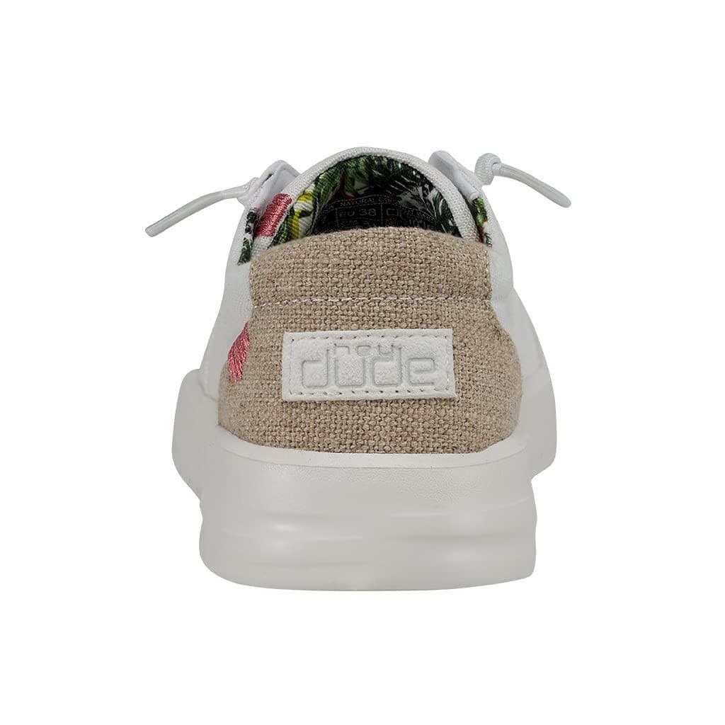 Hey Dude Karina Natural Coconut White Womens Size 9 Slip on Shoes Sneakers - Thumbnail 5