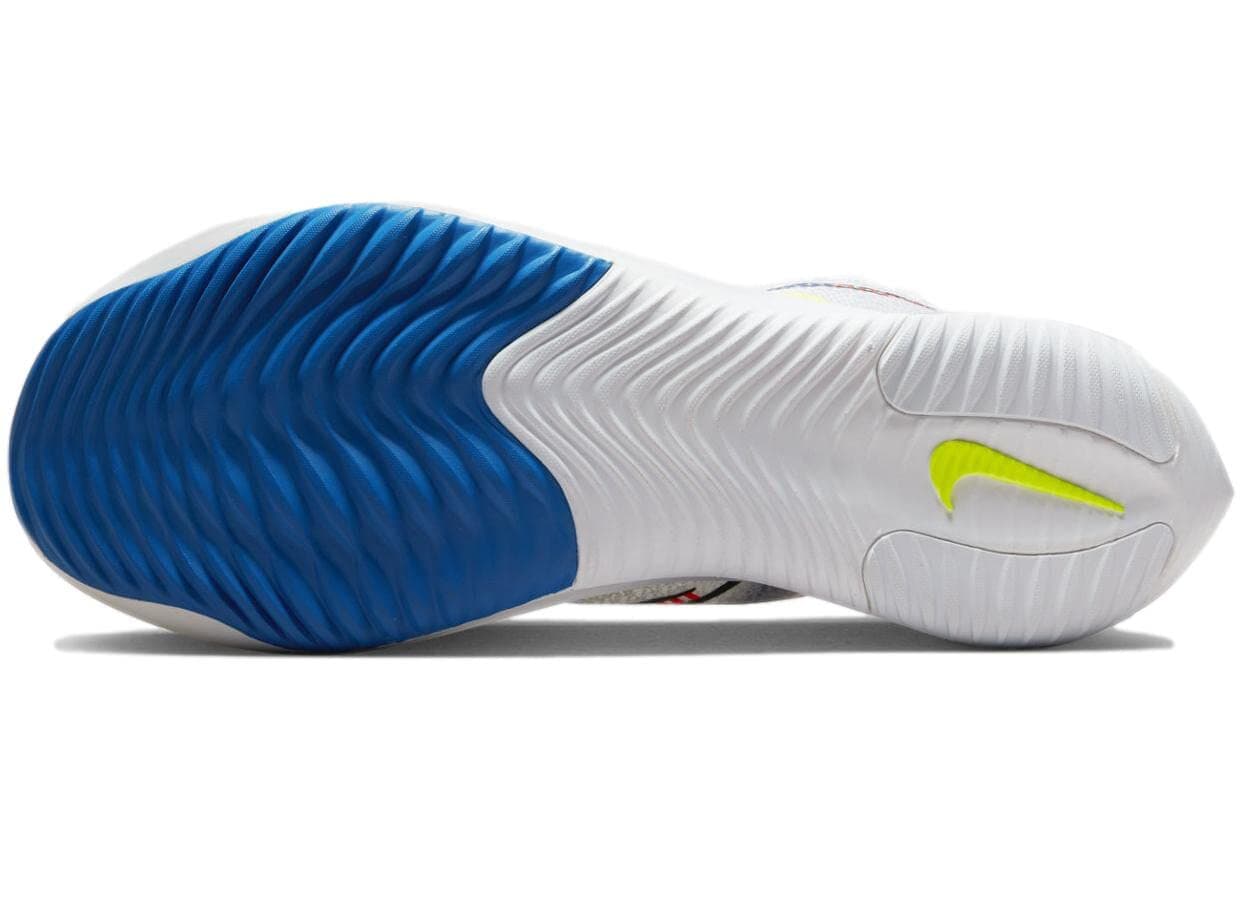Nike ZoomX Streakfly Running Shoes White/Black-Volt-Racer Blue 8.5 Men/10 Wmn - Thumbnail 6