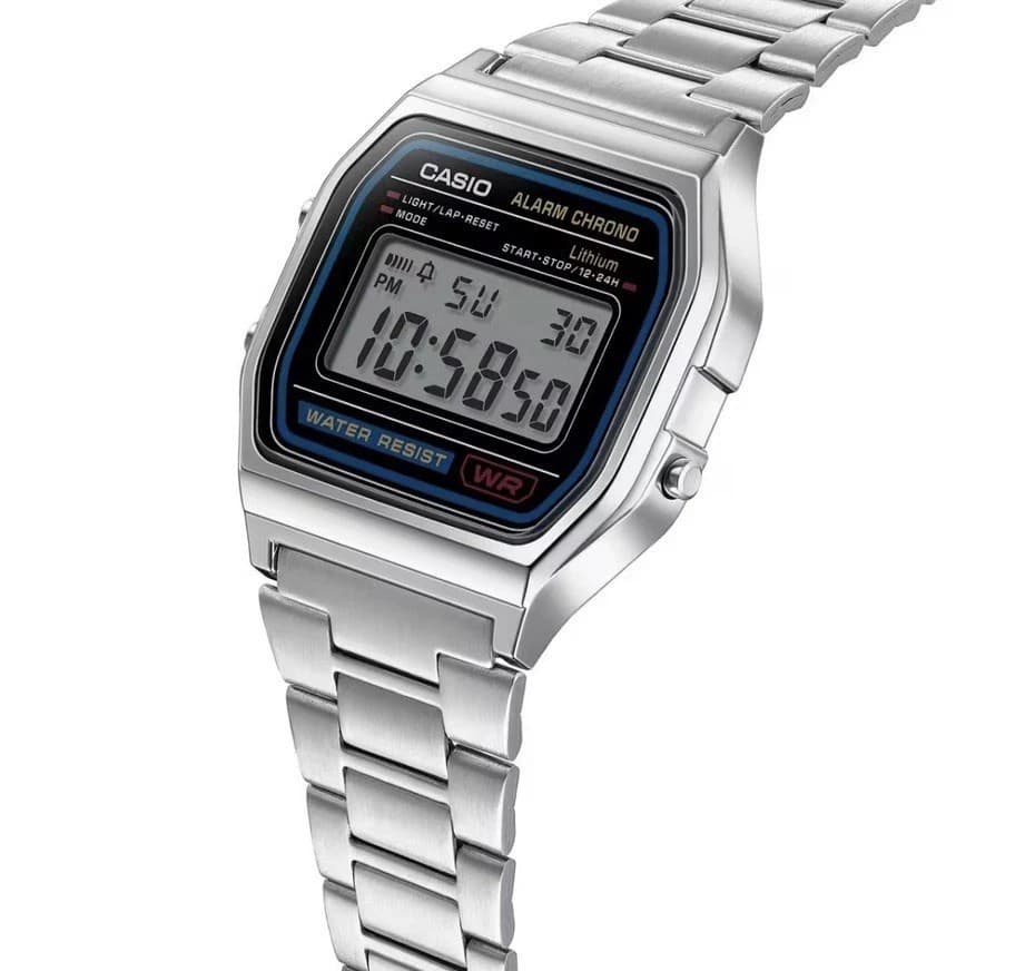 Casio A158WA Series | Unisex Digital Watch | Vintage | WR | 100 SEC Stop Watch - Thumbnail 2