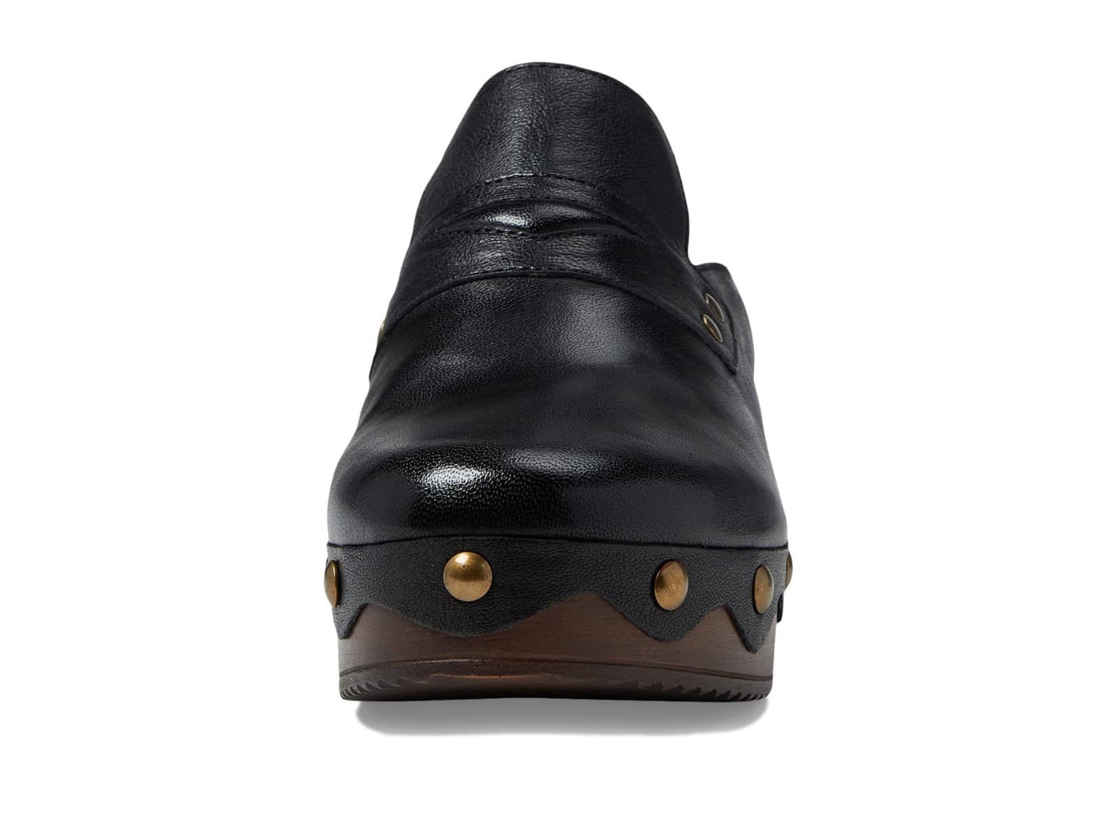 Eric Michael Women's Black Leather Clogs Delphi Size 10-11 US - 41 EU Medium - Thumbnail 3