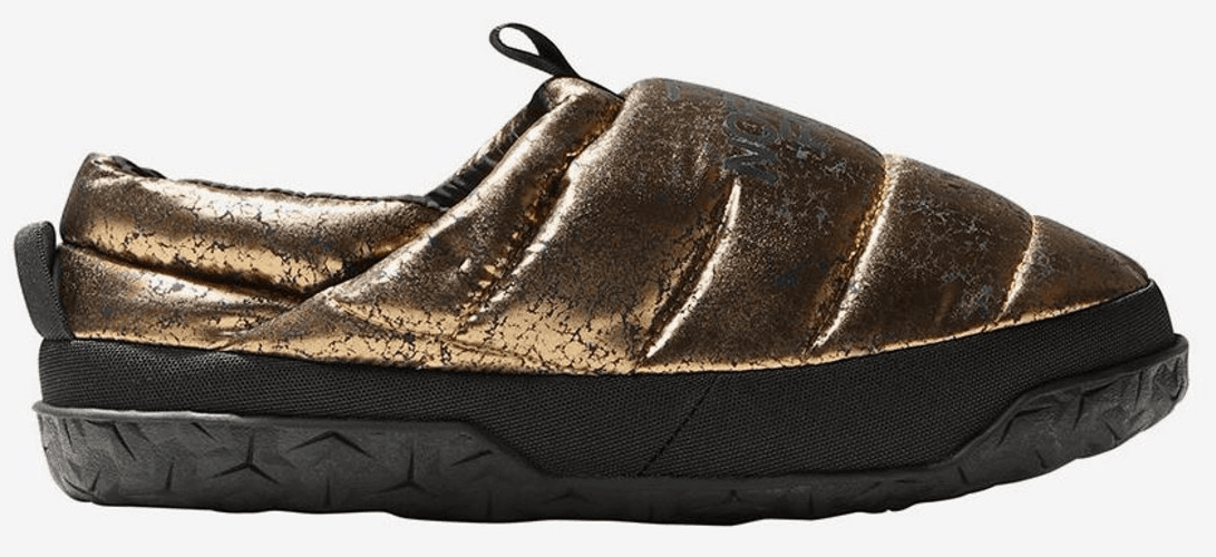 The North Face Nuptse Mule Slippers Goose Down Gold Metallic Women's 9 M - Thumbnail 3