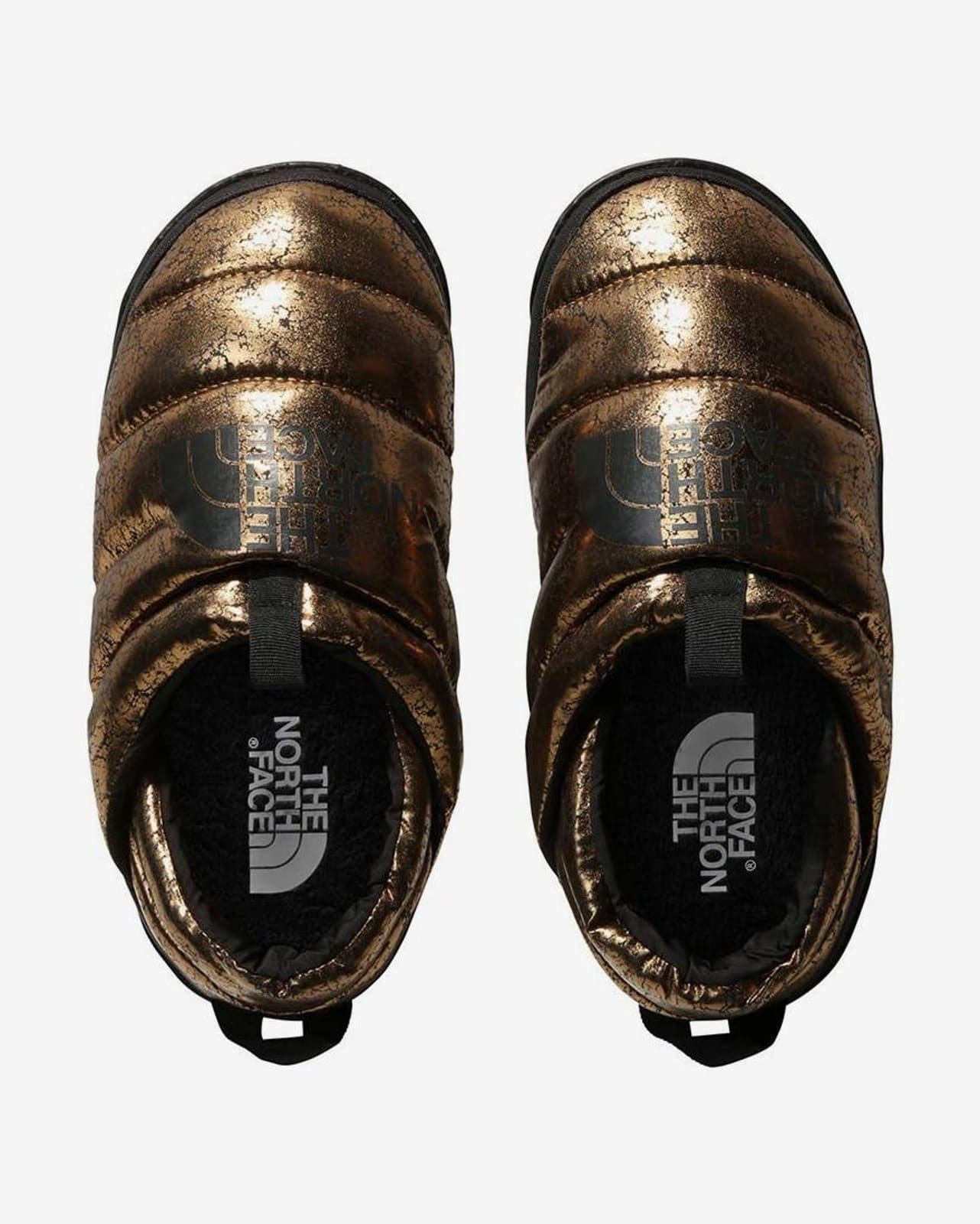 The North Face Nuptse Mule Slippers Goose Down Gold Metallic Women's 9 M - Thumbnail 4