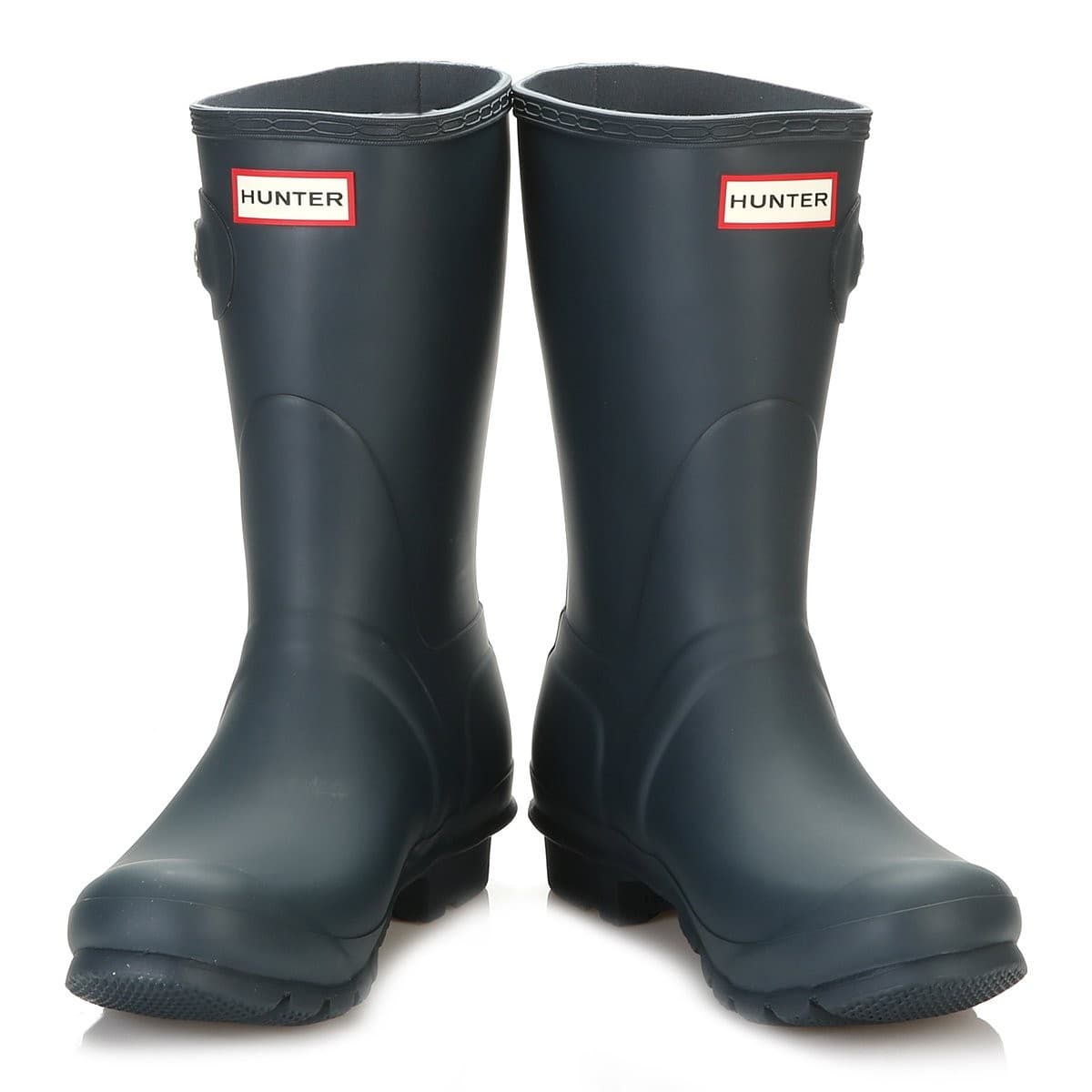 Hunter Women's Original Short Wellington Rain Boots Waterproof Ocean - 10 M - Image 1