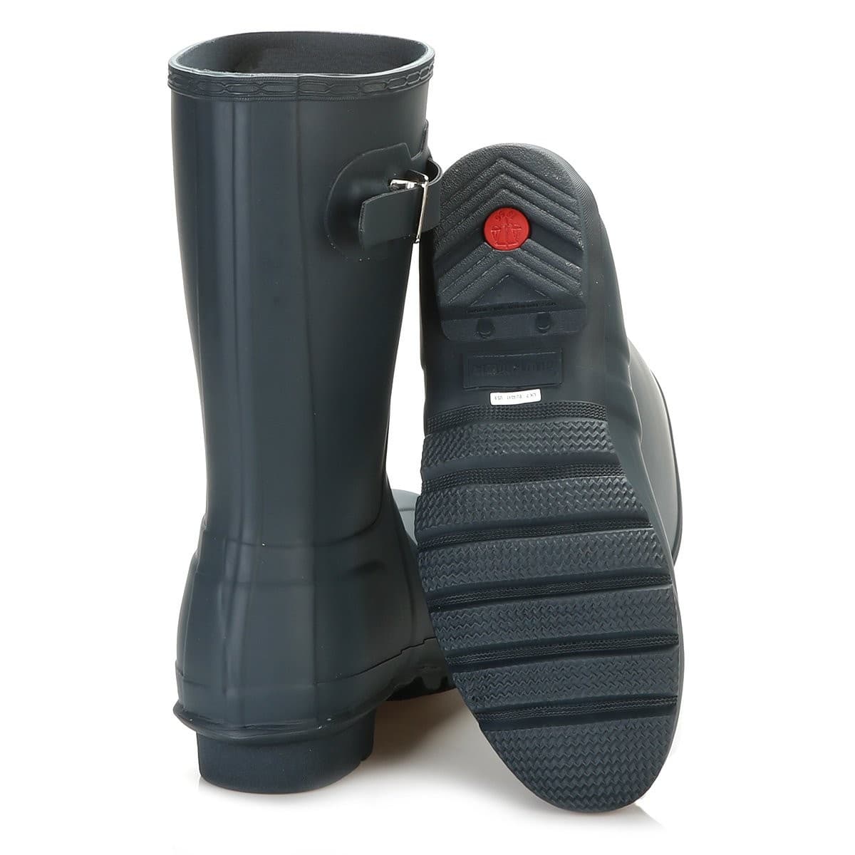 Hunter Women's Original Short Wellington Rain Boots Waterproof Ocean - 10 M - Thumbnail 6