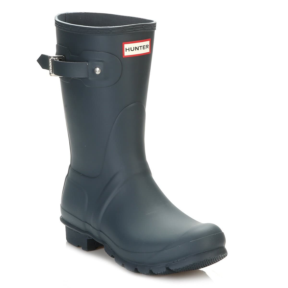 Hunter Women's Original Short Wellington Rain Boots Waterproof Ocean - 10 M - Thumbnail 2