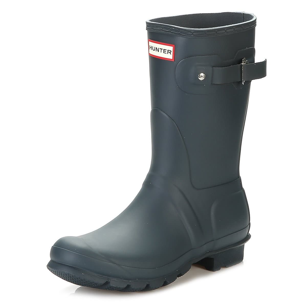 Hunter Women's Original Short Wellington Rain Boots Waterproof Ocean - 10 M - Thumbnail 4