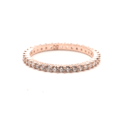 Swarovski Matrix Vittore Ring Circle-Cut Crystals on a Rose Gold Tone Setting 5 - Thumbnail 3