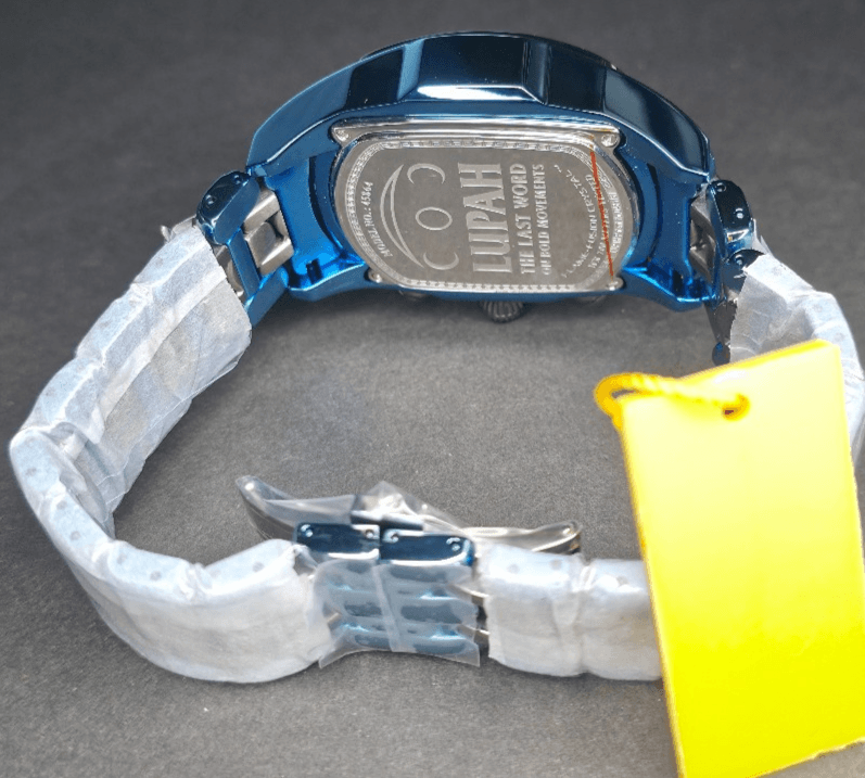 INVICTA WATCH LUPAH w/ Mother of Pearl 44.5mm Z60 Swiss Dial Ice Blue, Gunmetal - Thumbnail 8