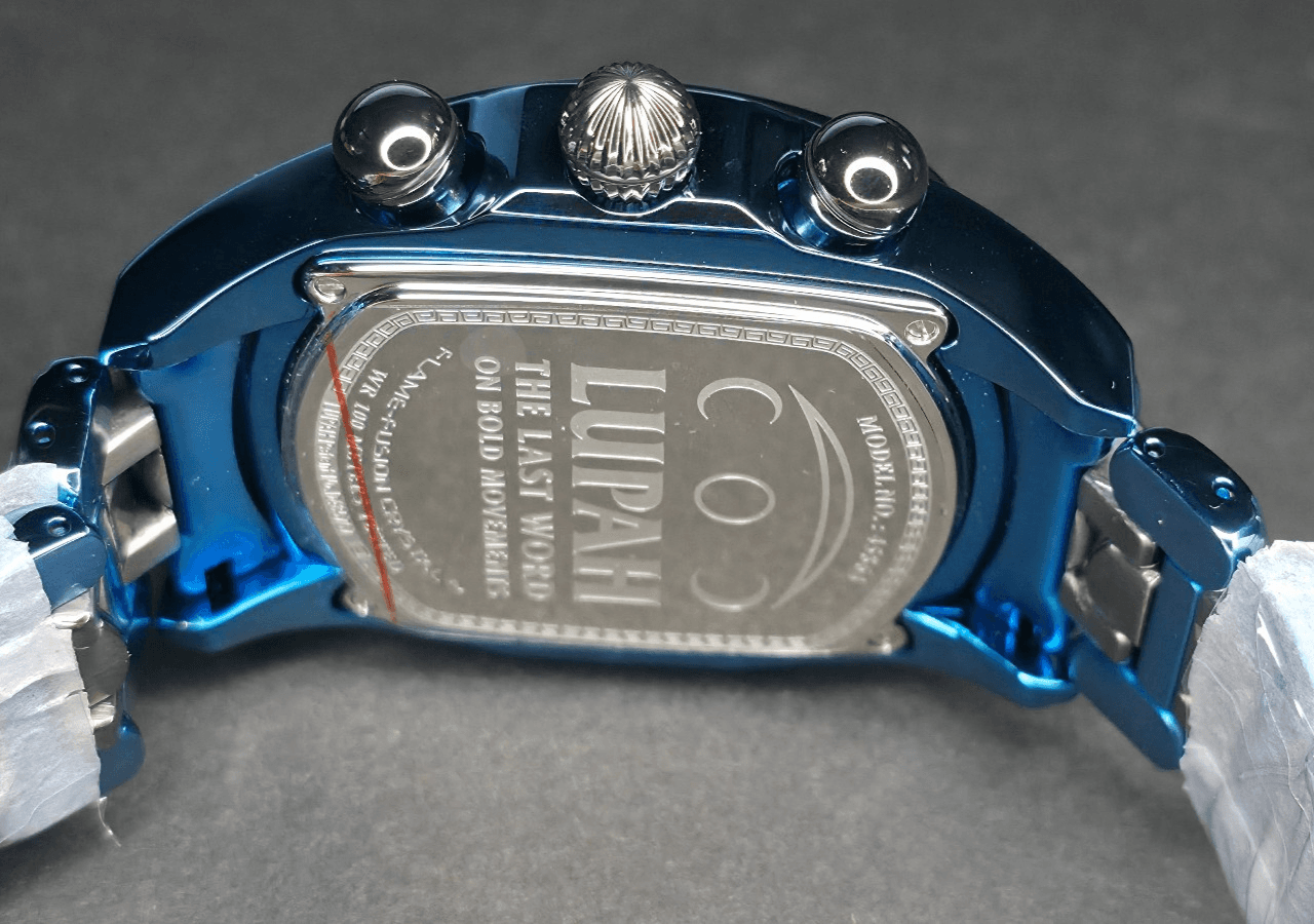 INVICTA WATCH LUPAH w/ Mother of Pearl 44.5mm Z60 Swiss Dial Ice Blue, Gunmetal - Thumbnail 7