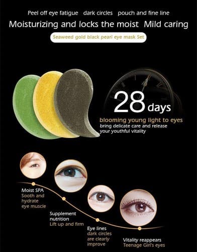 60 PCS Collagen Eye Patches Anti Aging ,Wrinkles Dark Circles Eye Bags Moistrize - Thumbnail 13