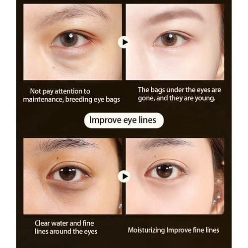 60 PCS Collagen Eye Patches Anti Aging ,Wrinkles Dark Circles Eye Bags Moistrize - Thumbnail 7
