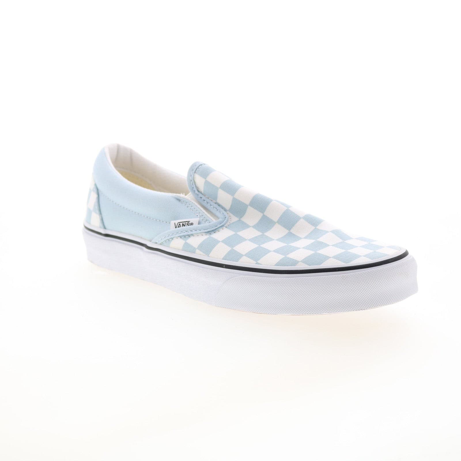 Vans Classic Slip-On Checkerboard baby blue /True White Men's 7, Women's 8.5 M - Thumbnail 3