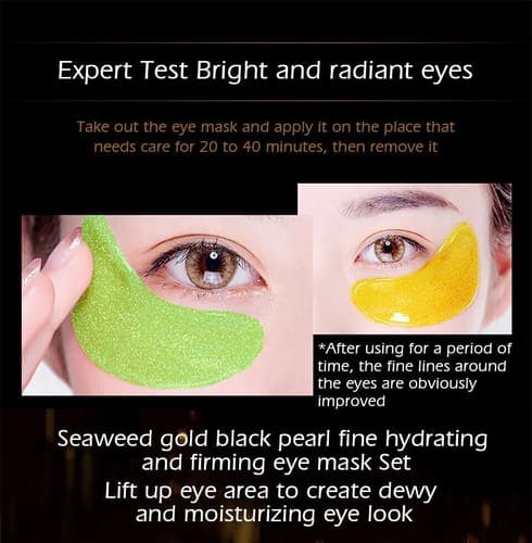 60 PCS Collagen Eye Patches Anti Aging ,Wrinkles Dark Circles Eye Bags Moistrize - Thumbnail 12