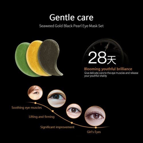 60 PCS Collagen Eye Patches Anti Aging ,Wrinkles Dark Circles Eye Bags Moistrize - Thumbnail 4